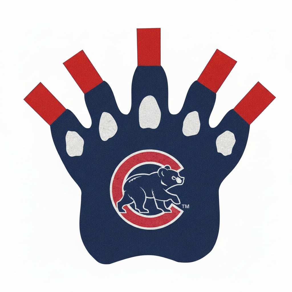 Chicago Cubs Wincraft 16" x 15.25" Foam Claw product image 1, provided for visual reference and product detail review