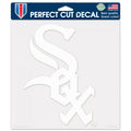 Chicago White Sox 8" x 8" White Perfect Cut Decal product image 1, provided for visual reference and product detail review