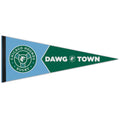 Chicago Hounds Dawg Town Premium Quality Felt Pennant product image 1, provided for visual reference and product detail