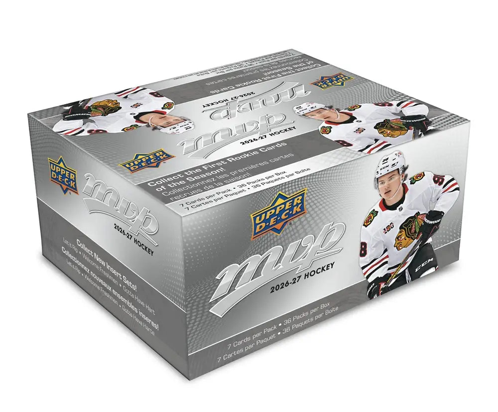NHL Upper Deck MVP Hockey 2026-2027 Retail Box Trading Cards product image 1, provided for visual reference and product