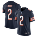 D.J. Moore Chicago Bears Nike Men Navy Limited Jersey product image 1, provided for visual reference and product detail