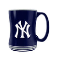 New York Yankees MLB Inglasco 14oz Team Crest Sculpted Mug product image 1, provided for visual reference and product detail