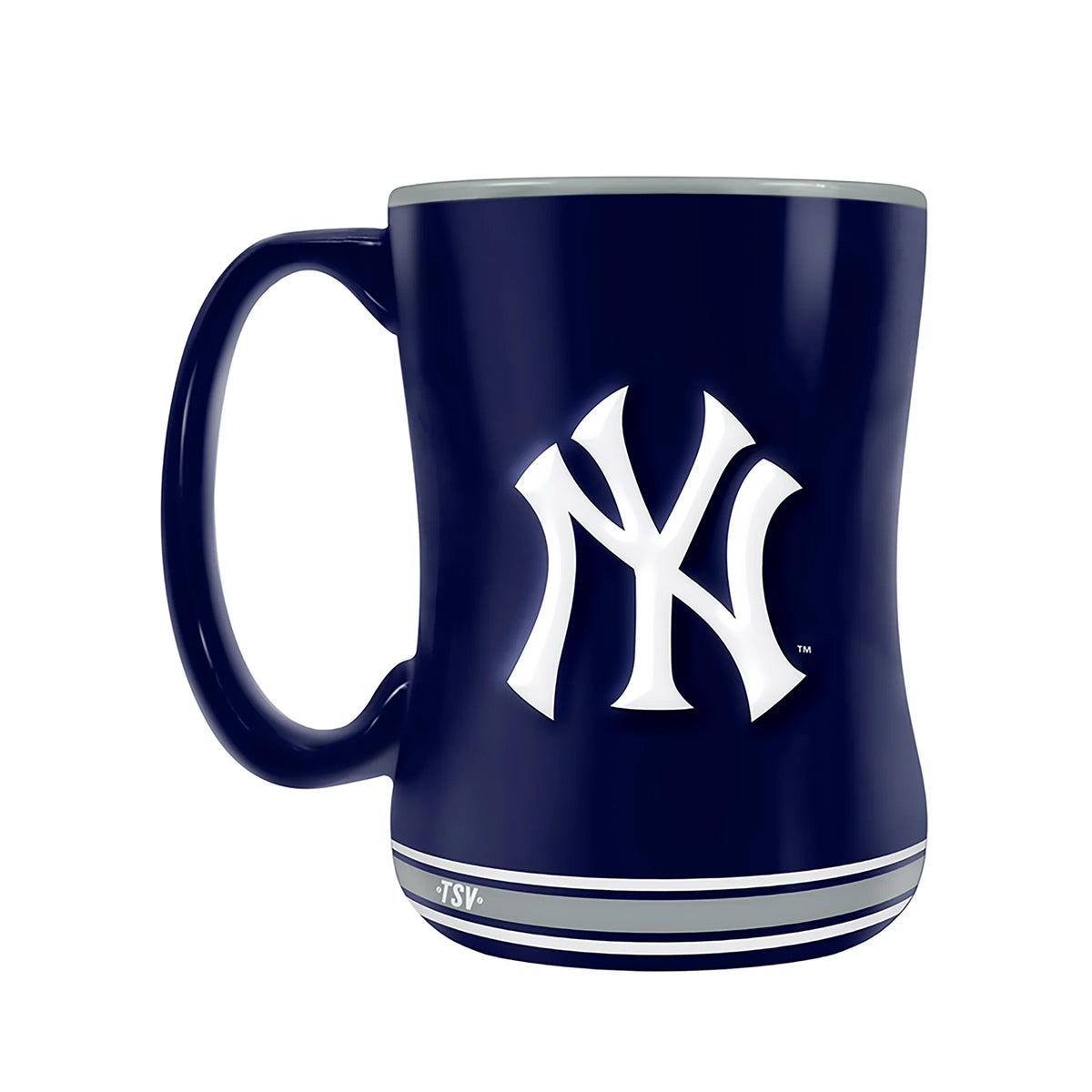 New York Yankees MLB Inglasco 14oz Team Crest Sculpted Mug product image 3, provided for visual reference and product detail