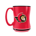Ottawa Senators NHL TSV 14oz Red Team Crest Sculpted Coffee Mug product image 1, provided for visual reference and product