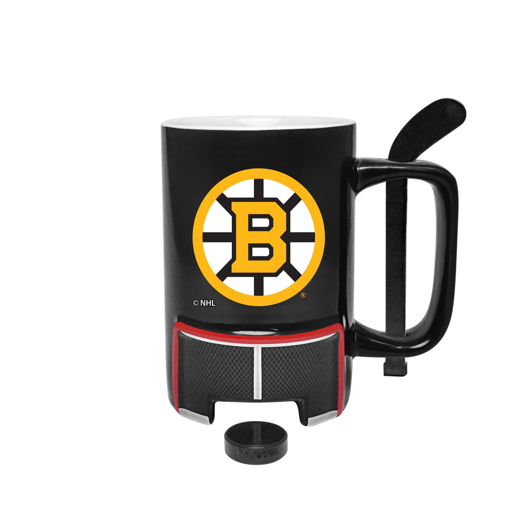 Boston Bruins NHL 15oz Practice Shot Coffee Mug product image 1, provided for visual reference and product detail review