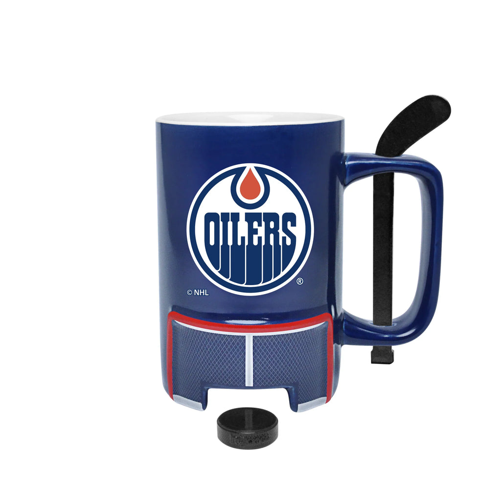 Edmonton Oilers NHL 15oz Practice Shot Coffee Mug product image 1, provided for visual reference and product detail review