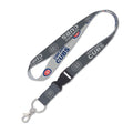 Chicago Cubs Grey 1" Detachable Lanyard product image 1, provided for visual reference and product detail review