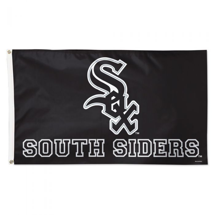 Chicago White Sox South Siders 3'x5' Deluxe Flag product image 1, provided for visual reference and product detail review