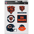 Chicago Bears Multi-Use Decals 6 Fan Pack product image 1, provided for visual reference and product detail review