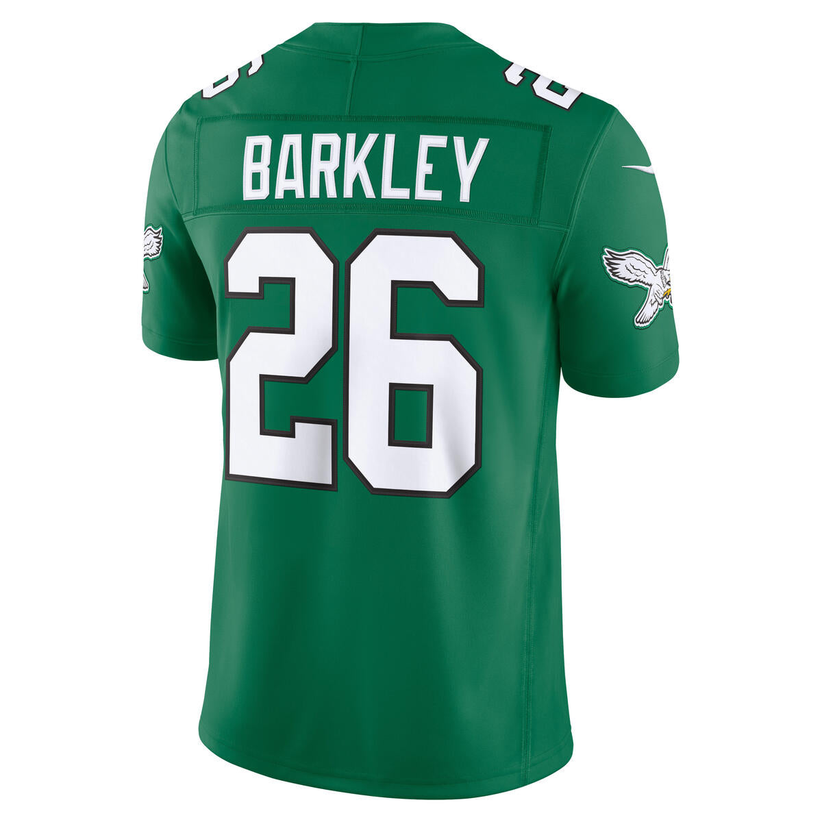 Saquon Barkley Philadelphia Eagles NFL Nike Men Kelly Green Vapor F.U.S.E. Alternate Player Sewn Jersey product image 1,