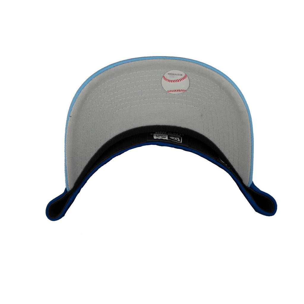 Chicago Cubs Royal/Columbia New Era 39THIRTY Flex Fit Hat product image 7, provided for visual reference and product detail