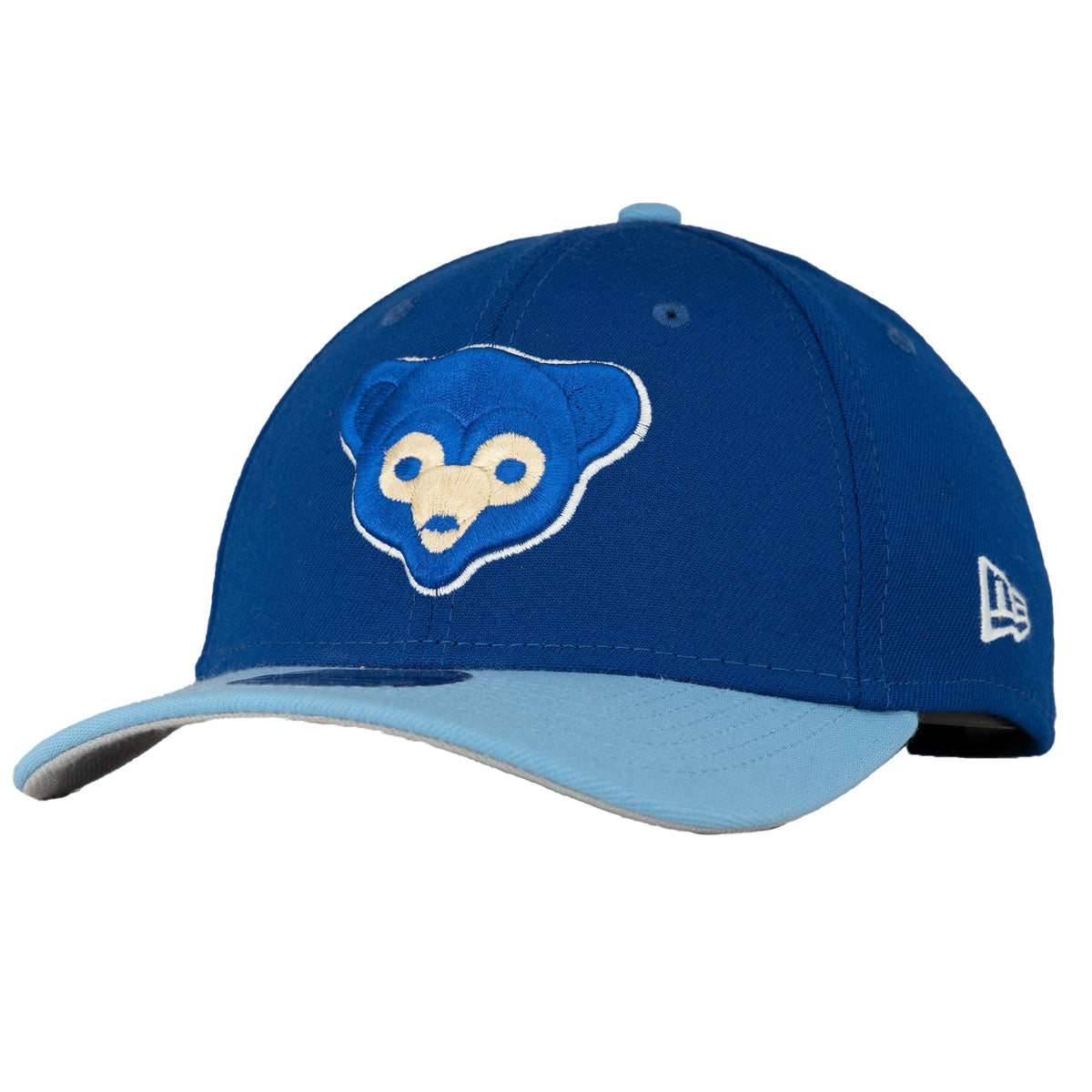 Chicago Cubs Royal/Columbia New Era 39THIRTY Flex Fit Hat product image 1, provided for visual reference and product detail