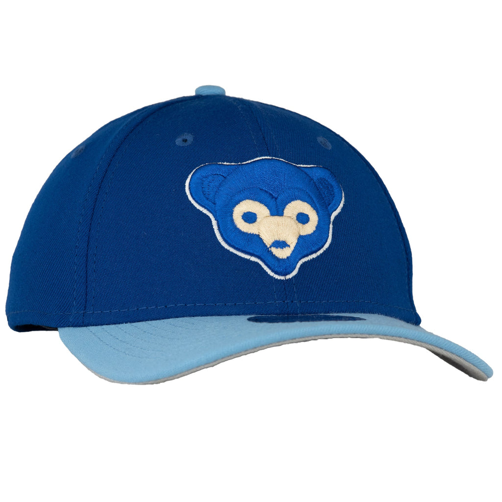 Chicago Cubs Royal/Columbia New Era 39THIRTY Flex Fit Hat product image 3, provided for visual reference and product detail