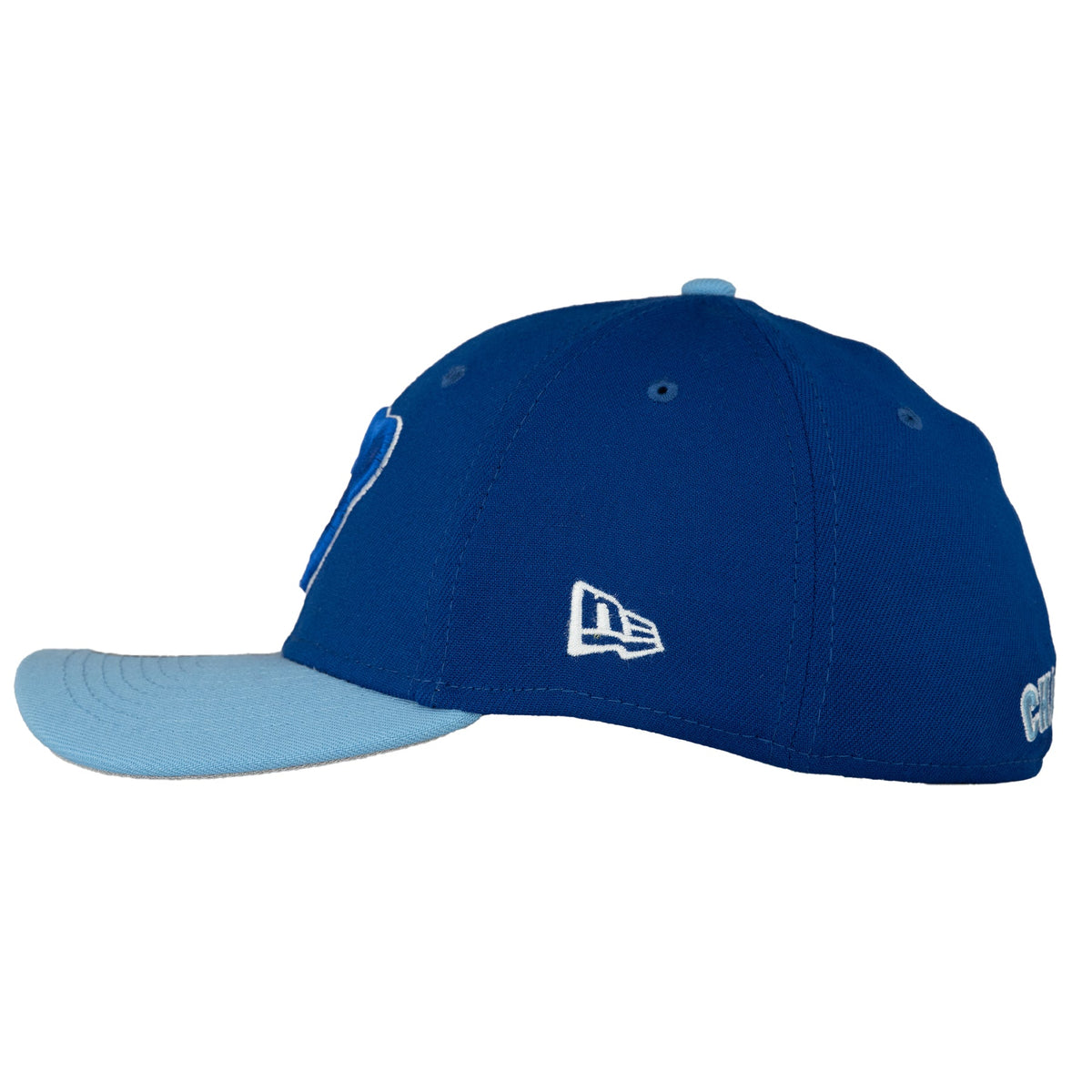Chicago Cubs Royal/Columbia New Era 39THIRTY Flex Fit Hat product image 5, provided for visual reference and product detail