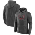 Chicago Bulls Grey Tri-Blend Hoody product image 1, provided for visual reference and product detail review
