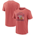 Chicago Bulls True Classic Slub Red T-Shirt product image 1, provided for visual reference and product detail review