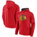 Chicago Blackhawks Red Iconic Defender Hoodie product image 1, provided for visual reference and product detail review