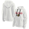 Chicago Blackhawks Oatmeal True Classic Ladies Hoodie product image 1, provided for visual reference and product detail