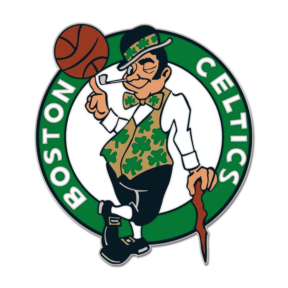 Boston Celtics NBA WinCraft Collector Enamel Pin product image 1, provided for visual reference and product detail review