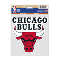 Chicago Bulls 3.75"x5" Fan Decals product image 1, provided for visual reference and product detail review