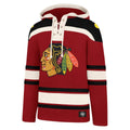 Chicago Blackhawks Red Superior Lacer Hoodie product image 1, provided for visual reference and product detail review