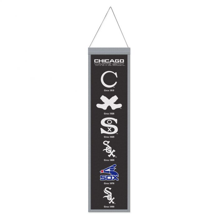 Chicago White Sox 8" x 32" Wool Banner product image 1, provided for visual reference and product detail review