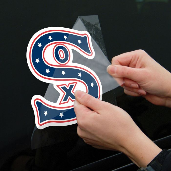 Chicago White Sox Cooperstown SOX 8" x 8" Perfect Cut Decal product image 2, provided for visual reference and product