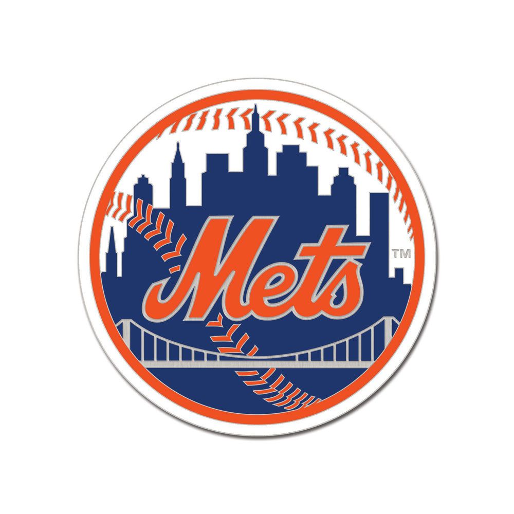 New York Mets MLB WinCraft Collector Enamel Pin product image 1, provided for visual reference and product detail review