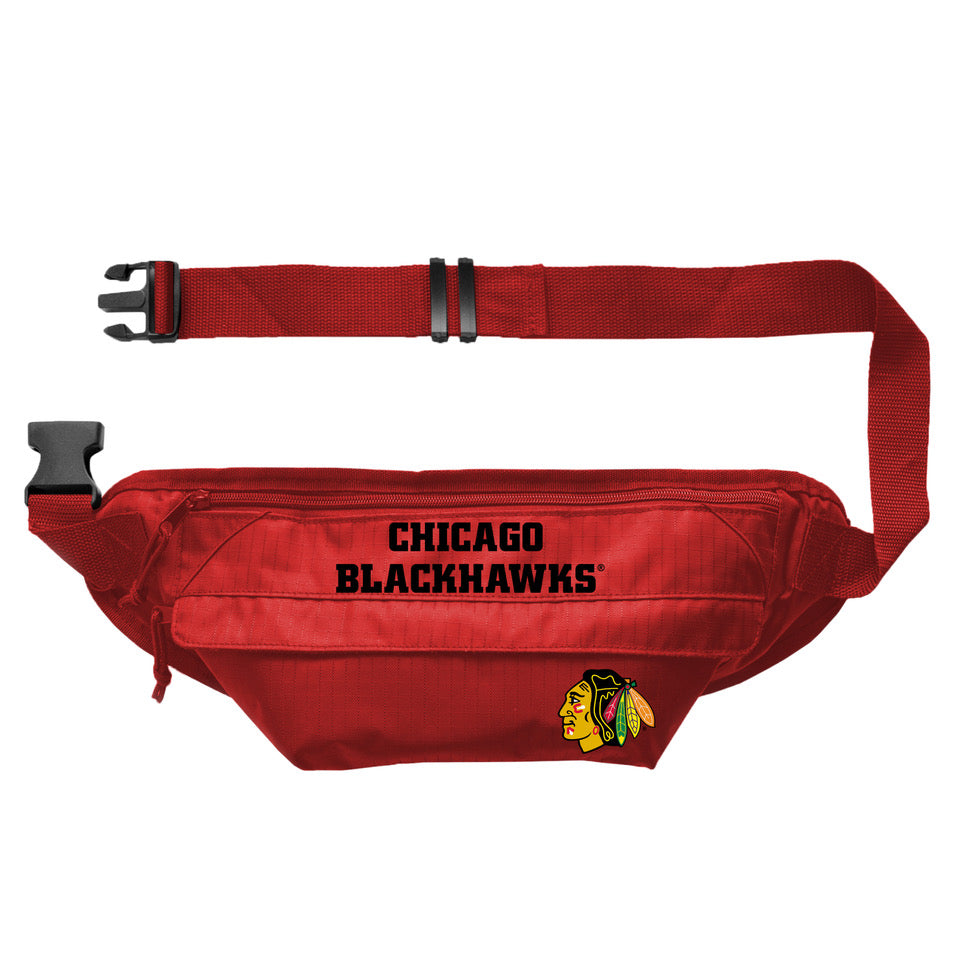 Chicago Blackhawks Large Fanny Pack product image 1, provided for visual reference and product detail review