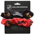 Chicago Blackhawks Dual Hair Scrunchie product image 1, provided for visual reference and product detail review