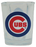 Chicago Cubs Square Shot Glass product image 1, provided for visual reference and product detail review