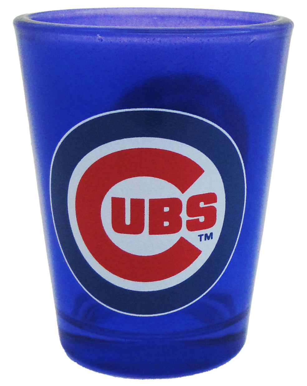 Chicago Cubs Royal Blue Shot Glass product image 1, provided for visual reference and product detail review