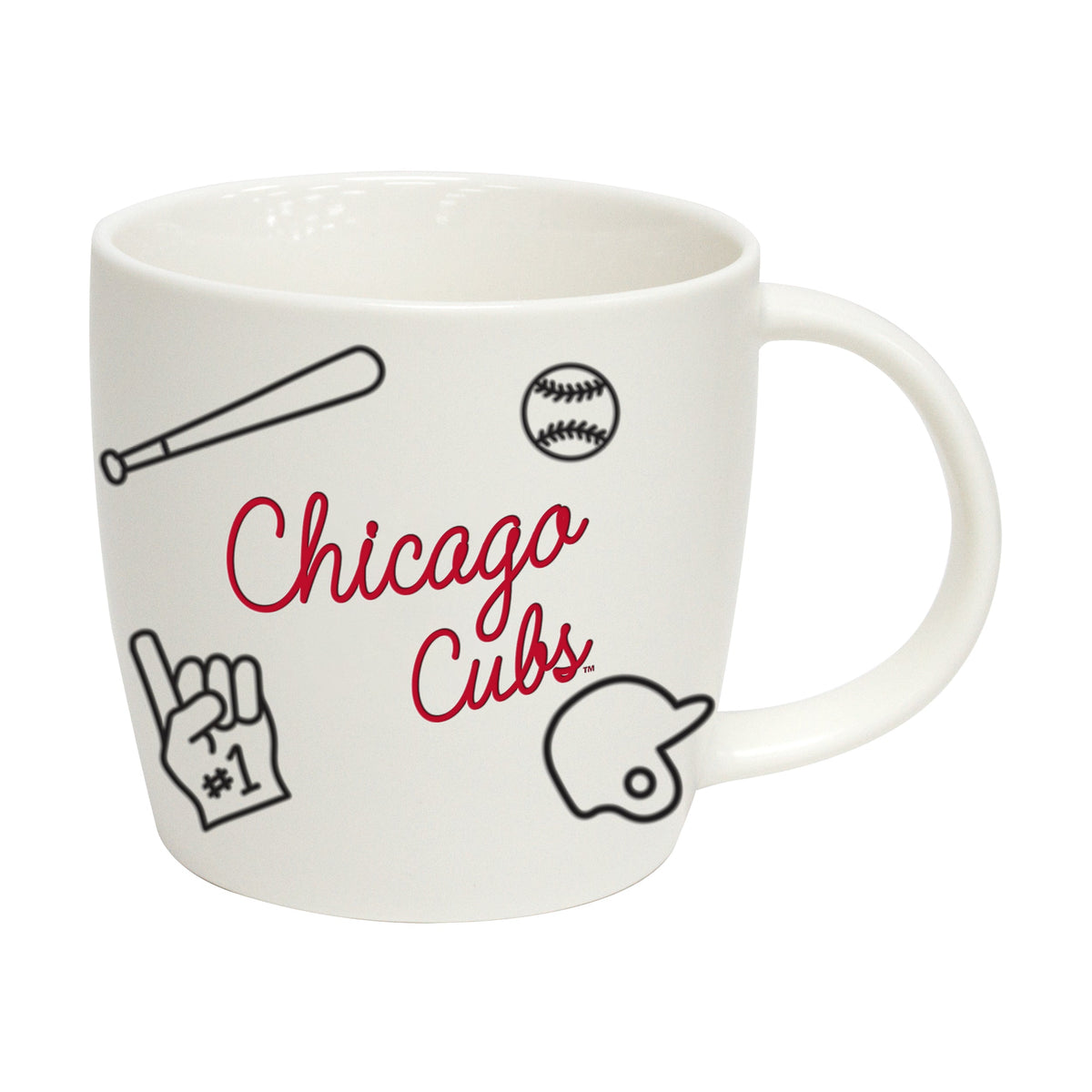 Chicago Cubs 18oz. Playmaker Coffee Mug product image 1, provided for visual reference and product detail review