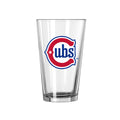 Chicago Cubs Alt Blues Logo 16 oz. Pint Glass product image 1, provided for visual reference and product detail review