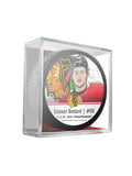 Connor Bedard Chicago Blackhawks NHL Inglasco Cube Star Hockey Puck product image 1, provided for visual reference and