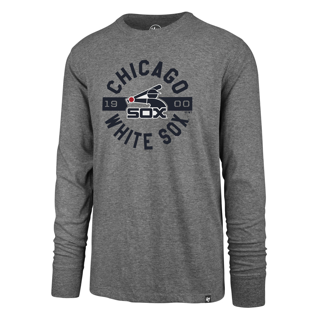 Chicago White Sox Slate Grey Batterman Roundabout Long Sleeve Men T-Shirt product image 1, provided for visual reference and