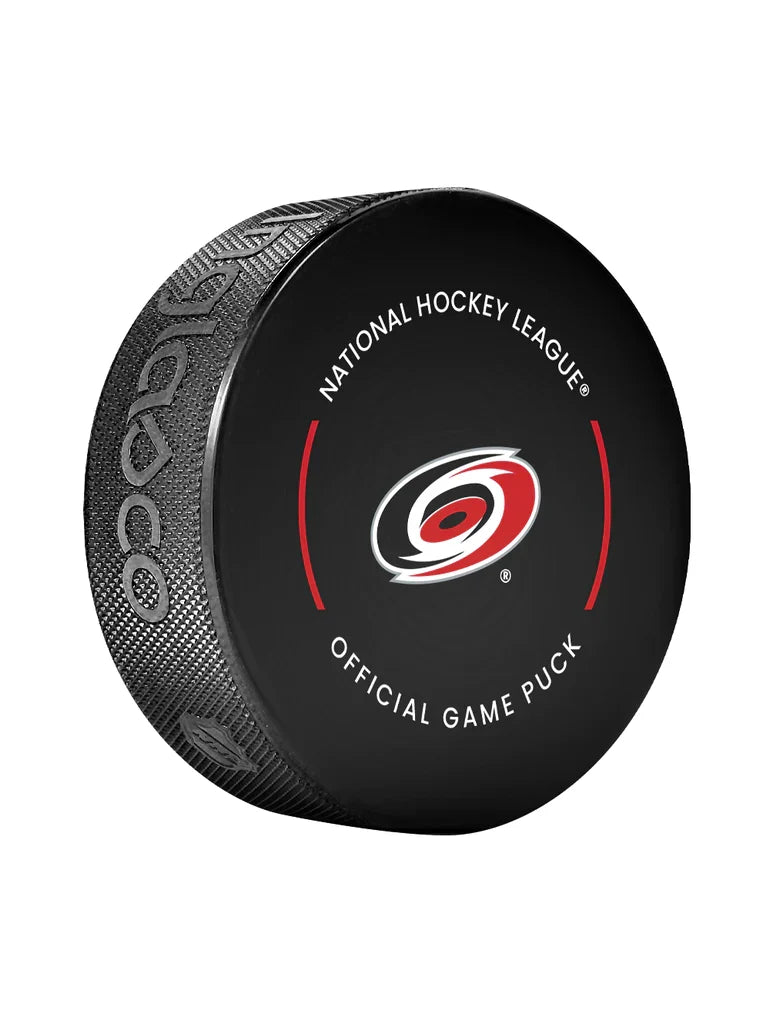 Carolina Hurricanes NHL Inglasco 2024-2025 Officially Licensed Game Hockey Puck product image 2, provided for visual