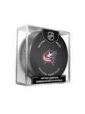 Columbus Blue Jackets NHL Inglasco 2024-2025 Officially Licensed Game Hockey Puck product image 1, provided for visual