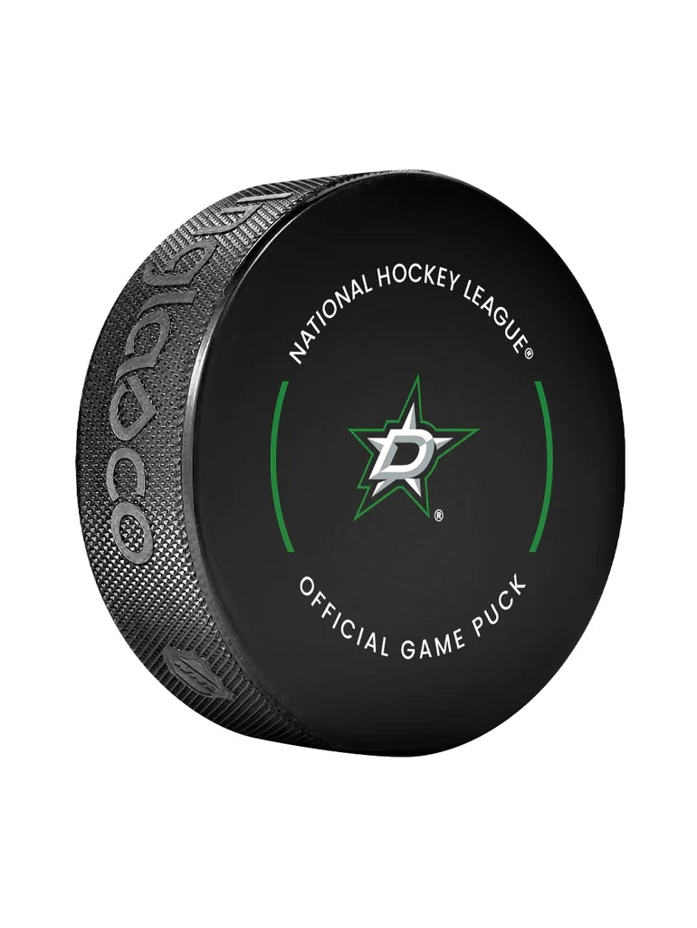 Dallas Stars NHL Inglasco 2025-26 Officially Licensed Game Hockey Puck product image 2, provided for visual reference and