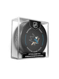 San Jose Sharks NHL Inglasco 2024-2025 Officially Licensed Game Hockey Puck product image 1, provided for visual reference