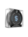 Seattle Kraken NHL Inglasco 2025-26 Officially Licensed Game Hockey Puck product image 1, provided for visual reference and