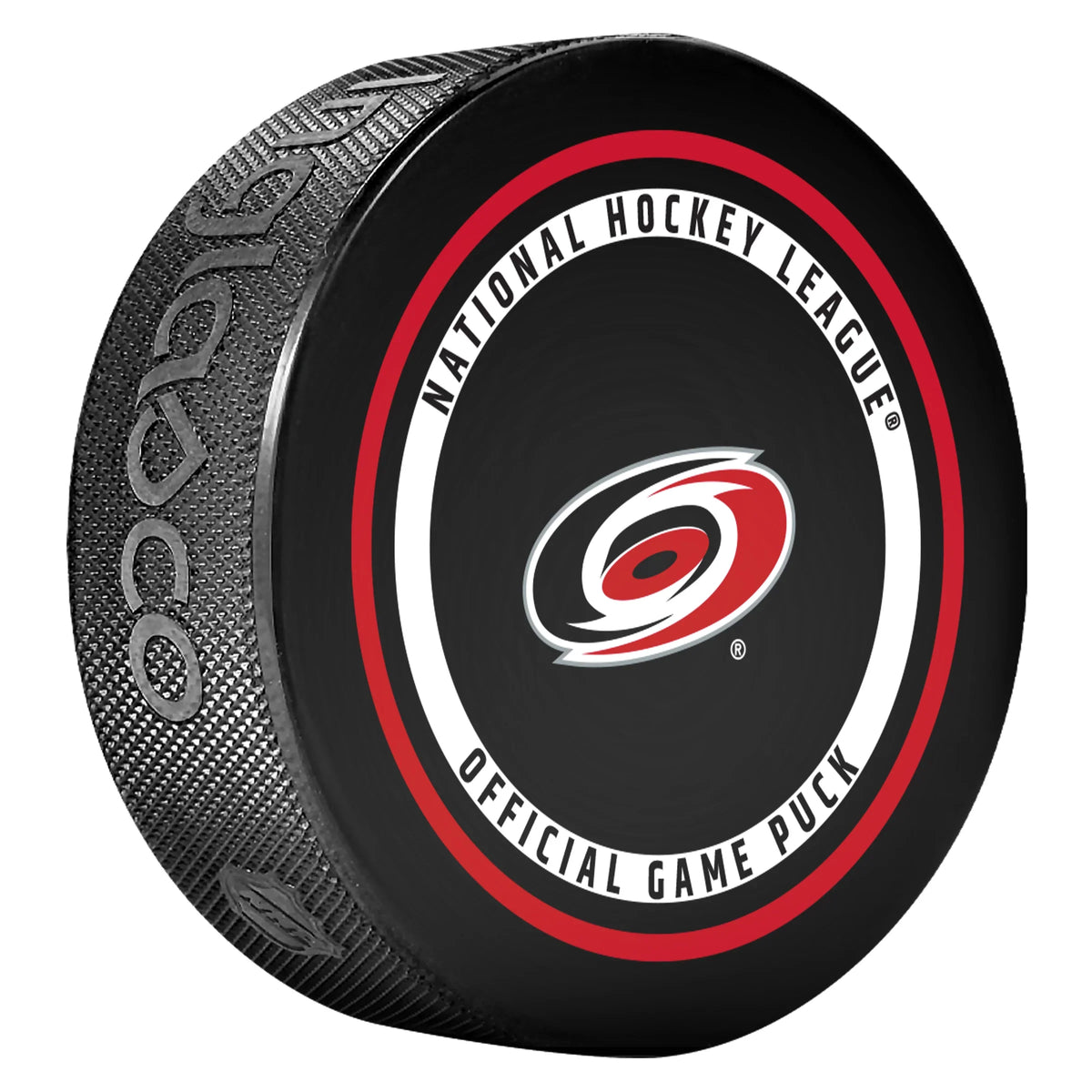 Carolina Hurricanes NHL Inglasco 2026-27 Officially Licensed Game Hockey Puck product image 2, provided for visual reference