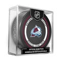 Colorado Avalanche NHL Inglasco 2026-27 Officially Licensed Game Hockey Puck product image 1, provided for visual reference