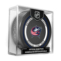 Columbus Blue Jackets NHL Inglasco 2026-27 Officially Licensed Game Hockey Puck product image 1, provided for visual