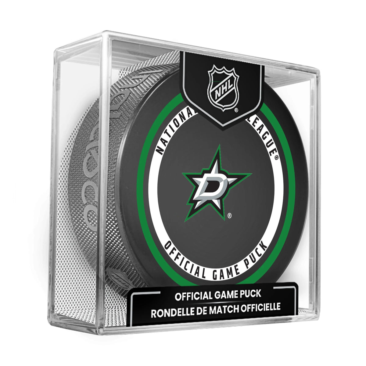 Dallas Stars NHL Inglasco 2026-27 Officially Licensed Game Hockey Puck product image 1, provided for visual reference and
