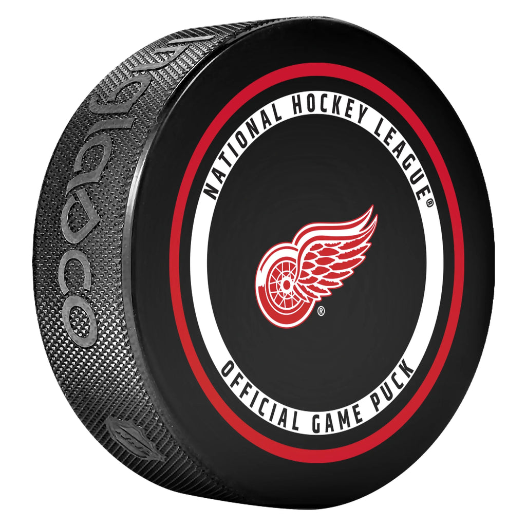 Detroit Red Wings NHL Inglasco 2026-27 Officially Licensed Game Hockey Puck product image 2, provided for visual reference