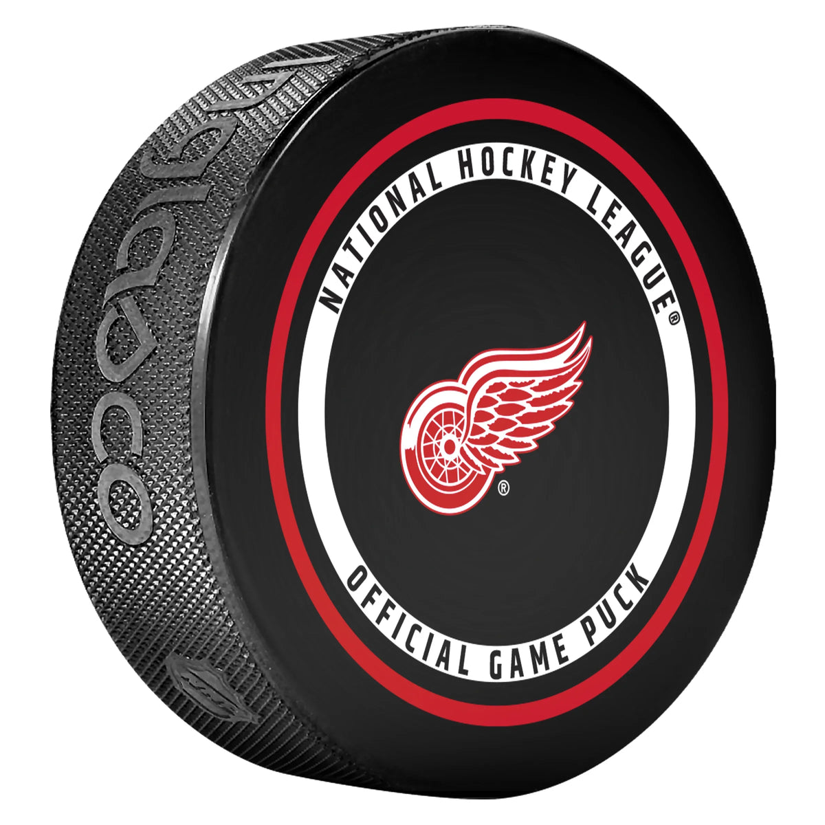 Detroit Red Wings NHL Inglasco 2026-27 Officially Licensed Game Hockey Puck product image 2, provided for visual reference