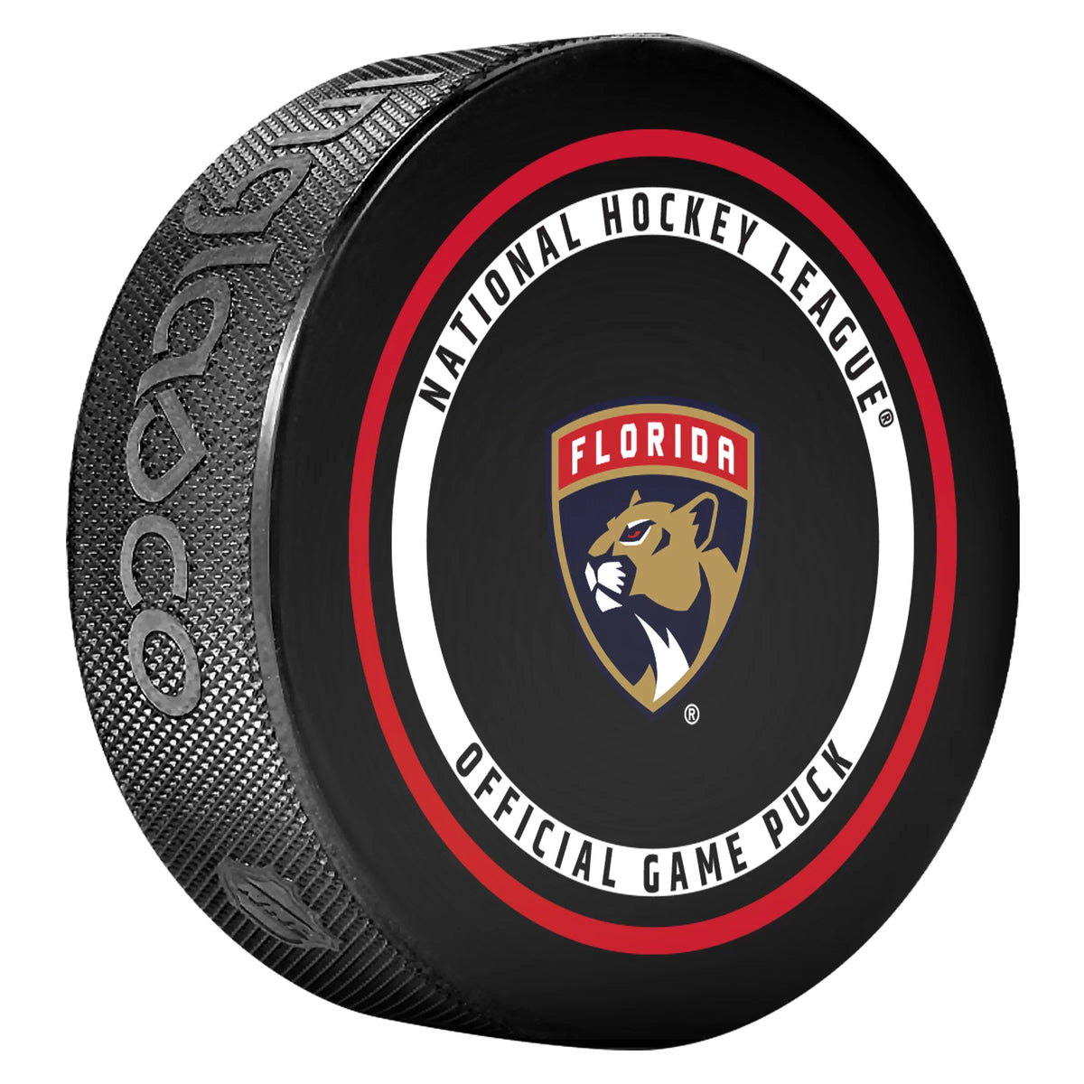 Florida Panthers NHL Inglasco 2026-27 Officially Licensed Game Hockey Puck product image 2, provided for visual reference