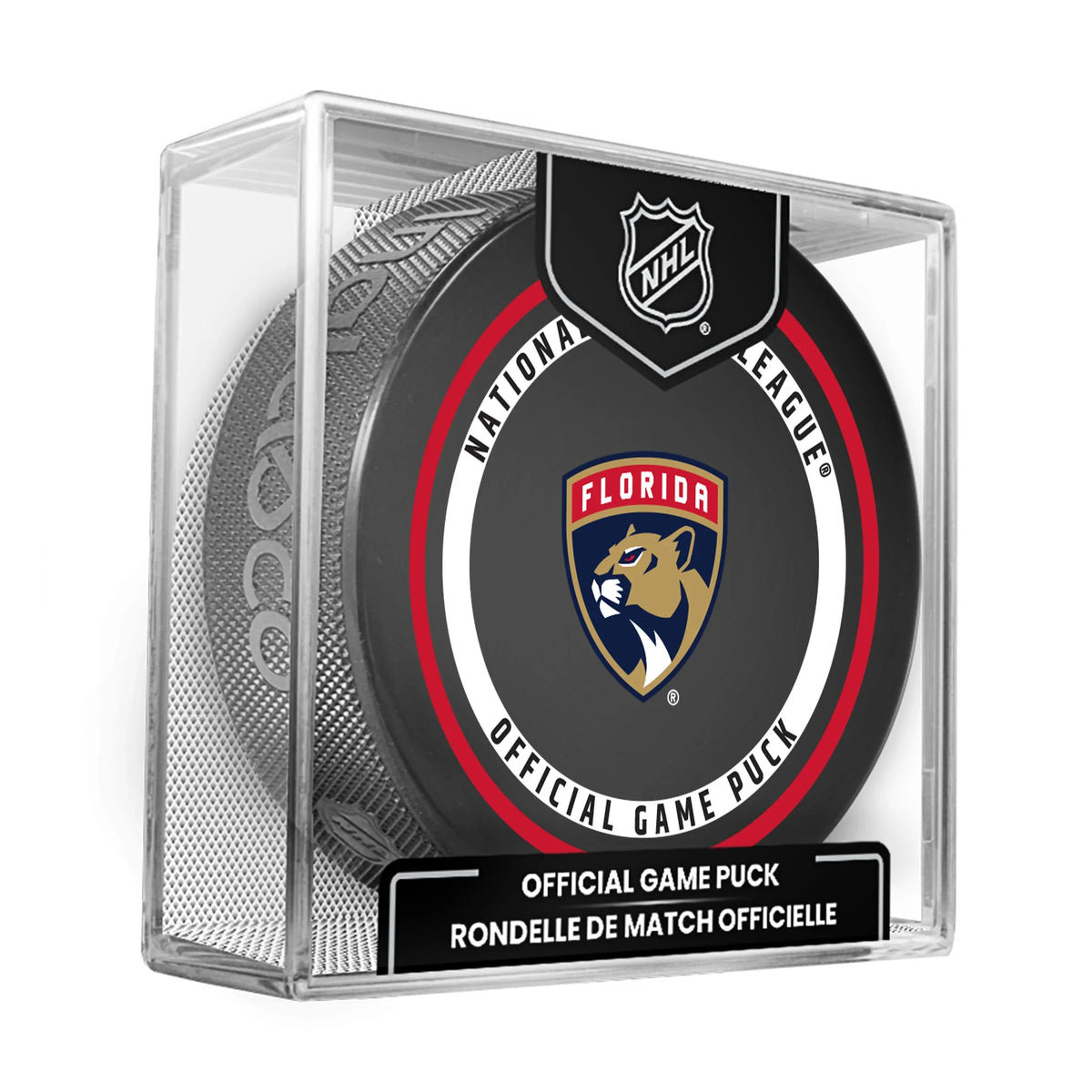 Florida Panthers NHL Inglasco 2026-27 Officially Licensed Game Hockey Puck product image 1, provided for visual reference