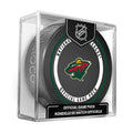 Minnesota Wild NHL Inglasco 2026-27 Officially Licensed Game Hockey Puck product image 1, provided for visual reference and